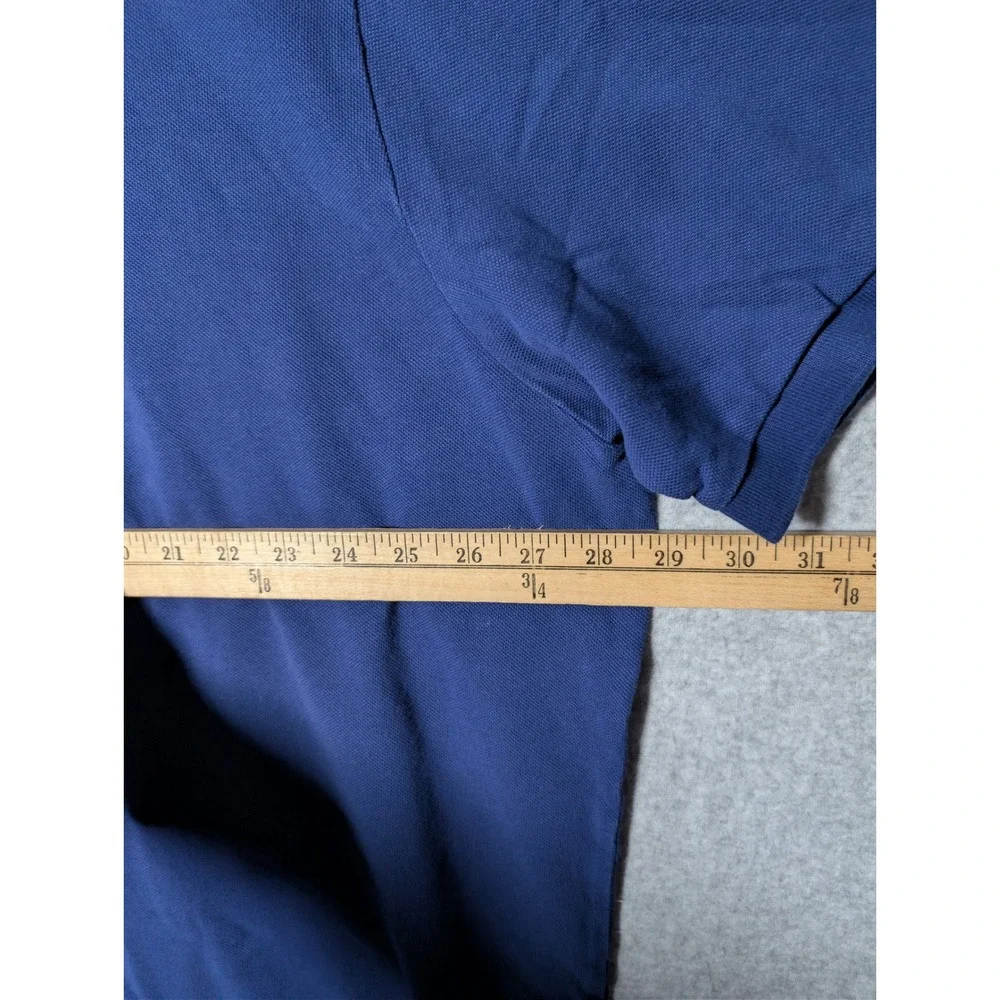 Polo Ralph Lauren Mens Polo Shirt 4XB Short‎ Sleeve Cotton Big Tall Blue Cotton
